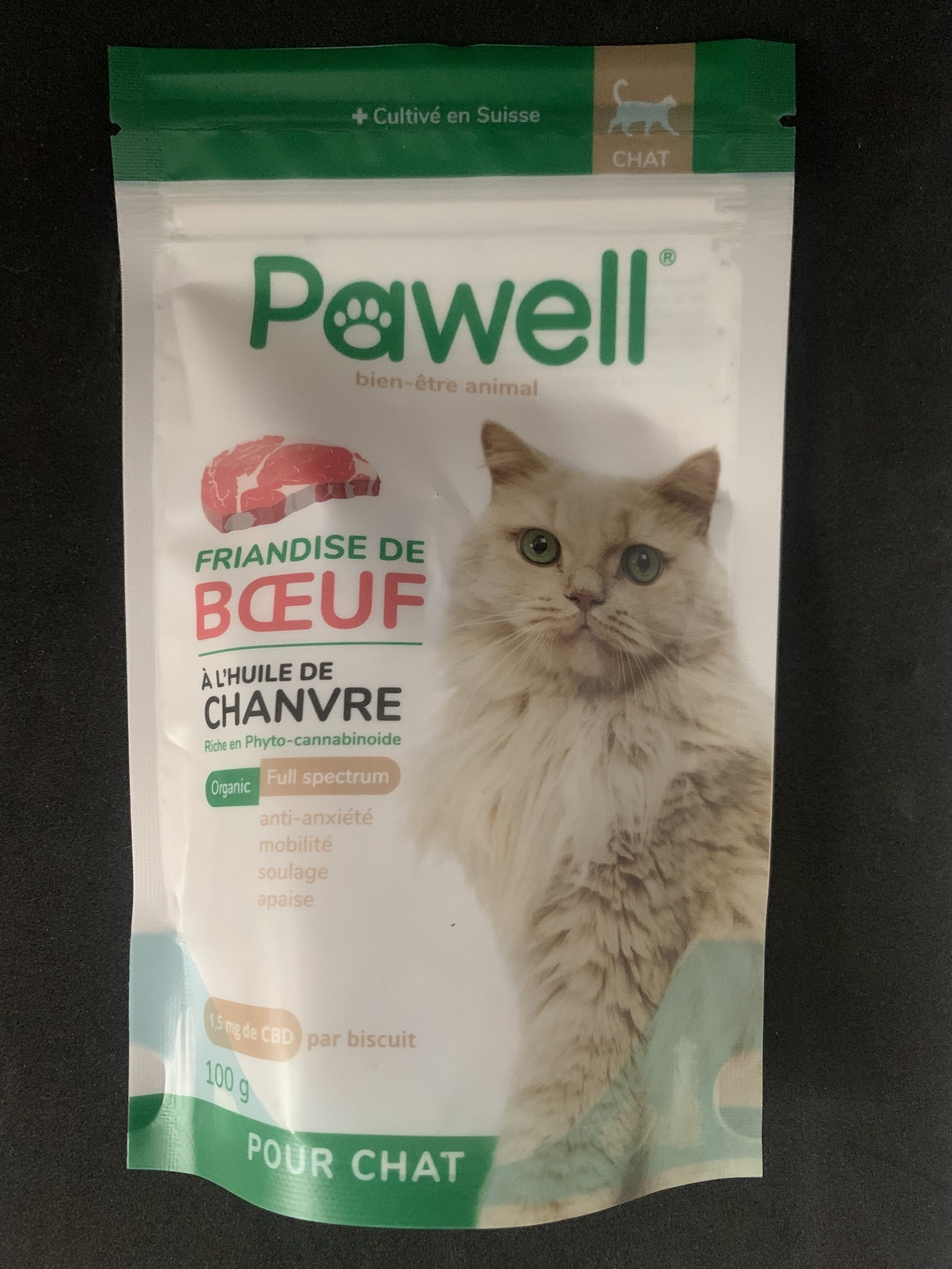 Friandises CBD pour chat au boeuf