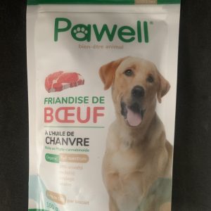 Friandises CBD pour moyens et grand chiens au boeuf
